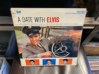 ELVIS PRESLEY A Date With Elvis LP RCA Victor 70s Reissue Stereo SEALED • $34.95