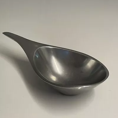 Vintage Nambe Metal W568 Handled Butterfly Bowl Scoop Bowl With Handle • $15