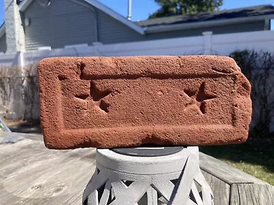 Reclaimed Brick Antique Vintage Reclaimed Star Brick Double Stars • $59.99