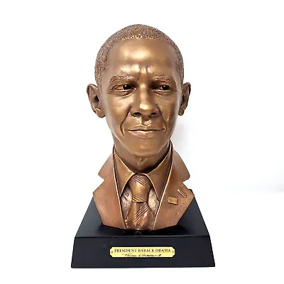 THOMAS BLACKSHEAR Ebony Visions Lenox AFRICAN AMERICAN PRES. BARACK OBAMA Bust • $395