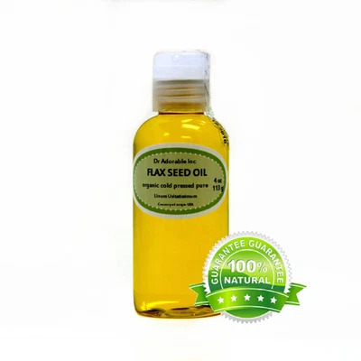 $6.48 • Buy PURE FLAX SEED FLAXSEED CARRIER OIL COLD PRESSED LINSEED OIL 2 Oz Up To Gallon