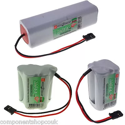 4.8v 6v 9.6v AA 2500mAh Vapex Instant Receiver Transmitter Handset Battery Pack • £9.95