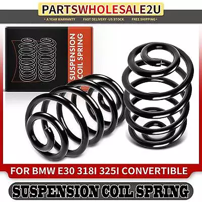 2x Rear Left & Right Suspension Coil Springs For BMW E30 318i 91-93 325i 87-93 • $40.33