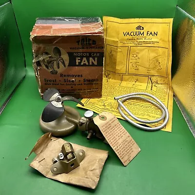 TRICO VACUUM FAN Vintage Antique Window Defroster Model A T  Ford NOS With BOX • $275