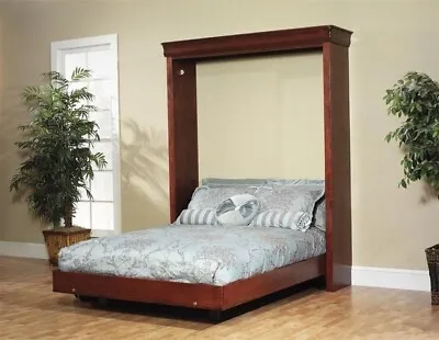 Queen Size Deluxe Murphy Bed Plans Build Your Own Vertical Wall Bed • $29.95