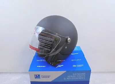 Piaggio D Jet Open Face ABS Motorcycle Helmet Grey 742/B • $75.76