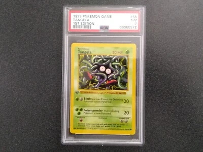 $0.01 • Buy Pokemon WOTC Base Tangela 1st Edition 66/102 PSA 7 NM