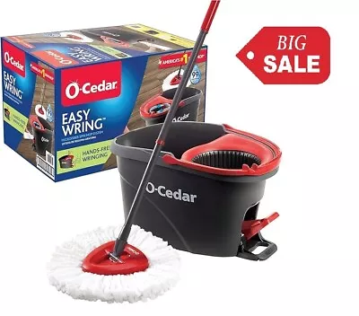 [BIG SALE] O-Cedar EasyWring Microfiber Spin Mop & Bucket System - 2.5 Gallon • $30.99