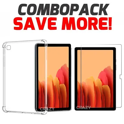For Samsung Galaxy Tab A7 10.4  A7 Lite 8.7 SM- T220 Shockproof Clear Case Cover • $16.95