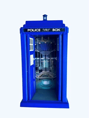 $15 • Buy Dr. Who Tardis Police Public Call Box - Doors Open Lights And Sound 9” Works!