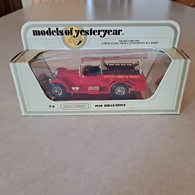 Matchbox Models Of Yesteryear By Lesney: Y-6 1920 Rolls Royce: 1978: New In Box • $9.95