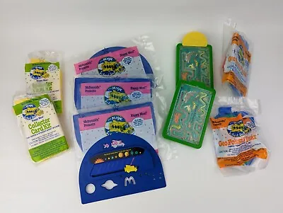 1994 McDonalds Magic School Bus Happy Meal Toy Lot Of 10 Complete Set 1-4 • $18