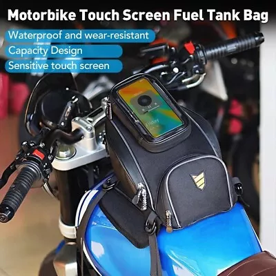 Universal 3 In 1 Motorcycle Tank Bag Handbag & Shoulder Bag With Phone Pocket • $74.95