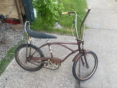 $23.50 • Buy Vintage STINGRAY Type BOYS BANANA SEAT MUSCLE BIKE Bicycle 3 Speed