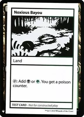 MTG - Noxious Bayou Mystery Booster - Playtest Cards • $7.37