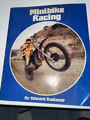 Vintage Minibike Racing Edward Radlauer 1980 Paperback • $18