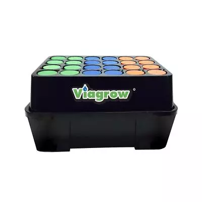 24 Site Aeroponic Clone Machine | Viagrow 602573081938 Hydroponic System Single • $81.36