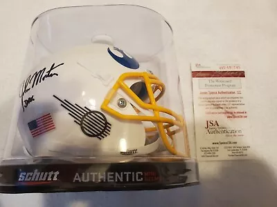 Star Wars Boba Fett Custom Mini Helmet  Signed Auto John Morton  DAK   COA JSA  • $180