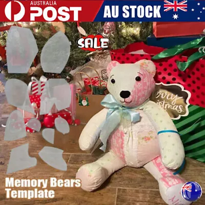 Memory Bear Template Ruler Set (10 PCS) DIY Hand Memory Bear Stencil Ruler TM • $15.96