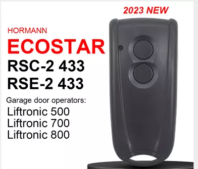 Hormann Ecostar Remote Control Garage Door Key Fob Transmitter Handset Liftronic • £14.95