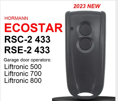 Hormann Liftronic Ecostar Garage Door Key Fob Transmitter Remote Control Handset • £14.95
