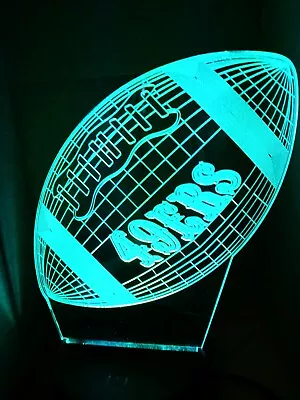 San Francisco 49ers; 3D FOOTBALL LIGHT                      MADE IN THE USA. • $18