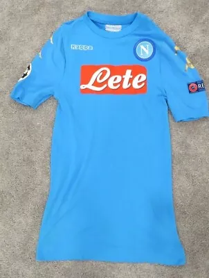 2016-17 Kalidou Koulibaly Napoli Match Used Worn UCL Soccer Shirt Game Jersey • $1899.99