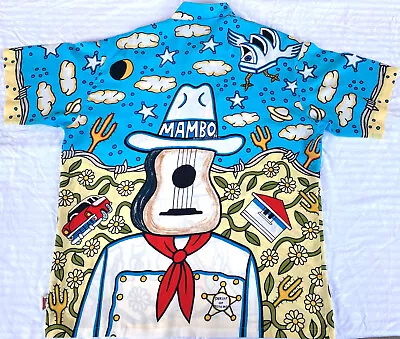 Vintage MAMBO LOUD Shirt - Sheriff Of Nothing - Reg Mombassa - Size L - Exc Cond • $399