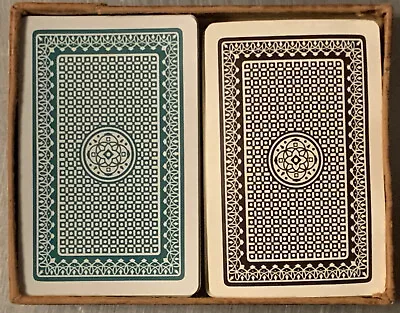 Vintage Playing Cards KEM Plastic Playing Cards Inc. ©1935  Geometric Pattern.. • $14