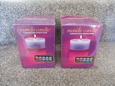 £25 • Buy NEW Continuous Colour Changing Candle Mandle Candle X 2 BNIP