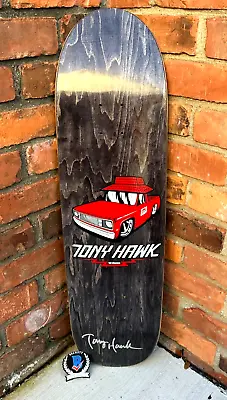 Tony Hawk Signed Birdhouse Hut Skateboard Skate Deck Beckett Coa 8.75  Bas • $1548.57