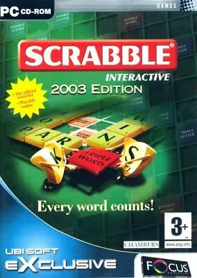 Scrabble Interactive 2003 Edition (PC) NINTENDO WII Fast Free UK Postage • £3.32