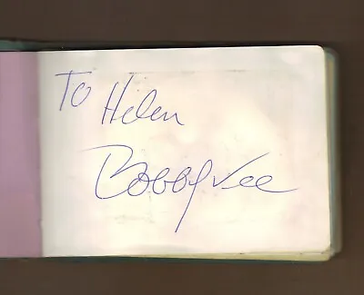 Bobby Vee & Big Dee Irwin - Original Hand-signed Album Page And Photo  1964 • $99.59