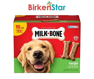 Milk-Bone Original Large Crunchy Dog Treat Biscuits (240 Oz.) Great Price • $28.37