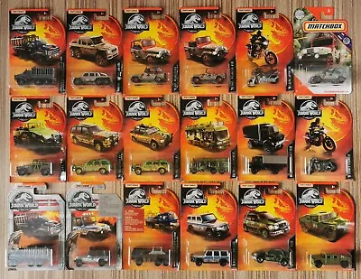 Matchbox Jurassic World - Ford Explorer Jeep Wrangler Mercedes-Benz Humvee... • $3.79