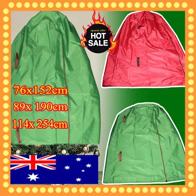 Large Upright Christmas Storage Bag Heavy Duty Tree Cover Bag Pack Sack AU • $26.96