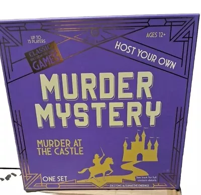 Game Night!  HOST YOUR OWN MURDER MYSTERY: Murder At The Castle  New/Sealed • $15.74