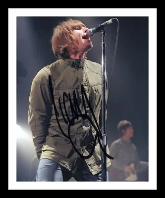 Liam Gallagher Autographed Signed & Framed Photo • £19.99