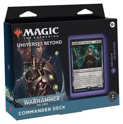 MTG Universes Beyond: Warhammer 40000 - Necron Dynasties Commander Deck • $82.99