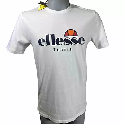 Ellesse Tennis Graphic Tshirt Size Med 100%Authentic ** FREE SHIPPING ** • $24.99