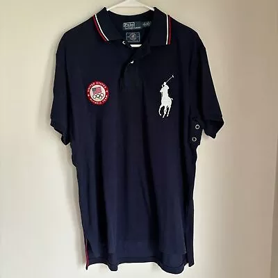 Polo Ralph Lauren Official London 2012 United States Olympic Team Pony Polo LG! • $39.99