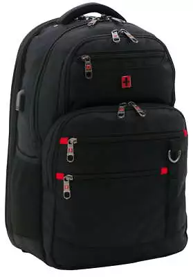 Swiss Tech Navigator Backpack With Padded Laptop Section • $32.80