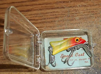 Vintage Speed Cast Tru-lur/very Rare Texas Lure/great Color/in Box/very Nice! • $9.50