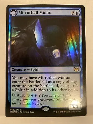 MTG Mirrorhall Mimic   Ghastly Mimicry Innistrad: Crimson Vow 068/277 Foil NM • $5.14