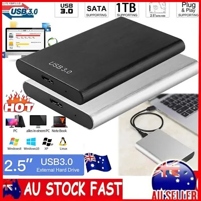 2.5 External Hard Drive Disk USB 3.0 Portable PC Laptop PS4 PS3 XBOX 1TB TV • $19.69