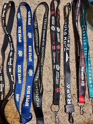 Lot 7 Collectible Promotional Lanyards The Walking Dead Emerald City Tabula Rasa • $4.99