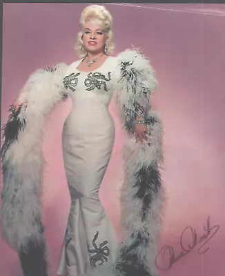GORGEOUS  MAE WEST  SIGNED COLOR MAGAZINE PHOTO FROM The 1950's! COA! • $48