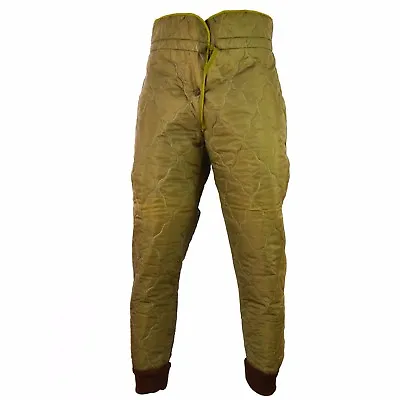 Genuine Czech Army Pants M85 Liners Warmer Thermal Trousers Leggings Liner NEW • $25.49