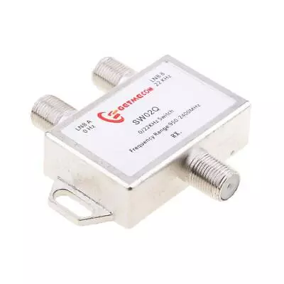 Lovoski 2x1 DiSEqC Multi Switch Satellite TV Dish LNB 2Way Splitter 0/22KHz • £5.84