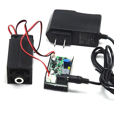 IR 850nm 1000mW Focusable Dot Laser Diode Module 1W Driver TTL + 12V Adapter • $76.31